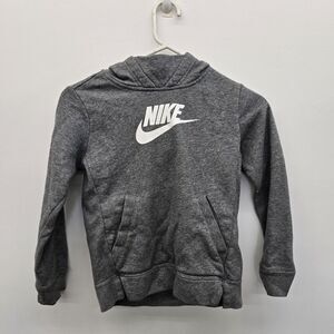 Nike Boy's Youth Hoodie Sweater Gray Size Small (A14)